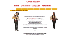 Desktop Screenshot of clown-piccolo.de